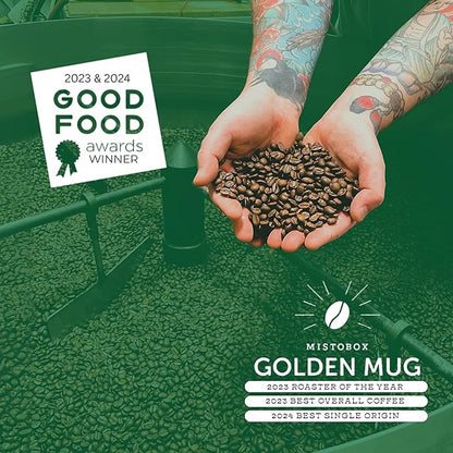 Goshen Coffee Roasters Whole Bean Black Dog Espresso Blend | Dark Roast, Espresso or Brewed | Award-Winning, Natural and Washed | Roasted Nuts, Molasses, Dark Cocoa Flavors | 12 Oz Bag