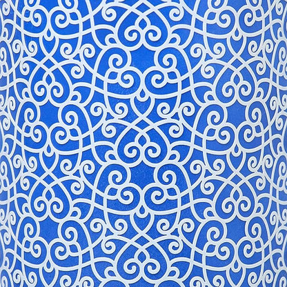 Cake Baking Stencil - Seamless Delicate Pattern for Decorating Tall Double Barrel Cake to Use with Buttercream, Royal Icing, Ganache, Paint, Airbrush (FLAIRE)