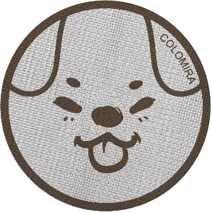 58.5mm Espresso Puck Screen, Lower Shower Screen, Metal Coffee Reusable Filter for 58mm Espresso Portafilter Basket, 1.7 Thickness(Doggie)