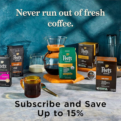 Peet's Coffee, Dark Roast Single Serve Coffee Pods - Major Dickason's Blend 48 Count (1 Box of 48 Pods)