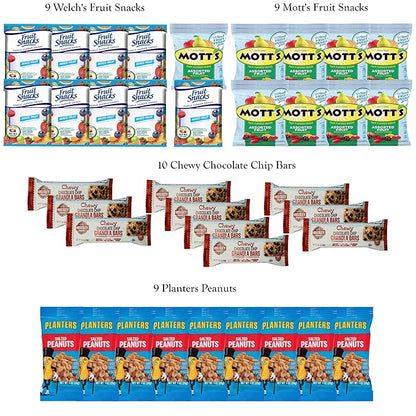 Foxy Fane 90-Count Holiday Gift Box - 90 Healthy Snacks & Treats - Perfect Variety Pack for Easter - Great for Family, Friends & Office