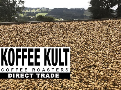 Koffee Kult Thunder Bolt Dark French Roast Whole Bean Coffee - Small Batch 100% Arabica Gourmet Blend, Bold and Well Balanced 32oz Resealable Package