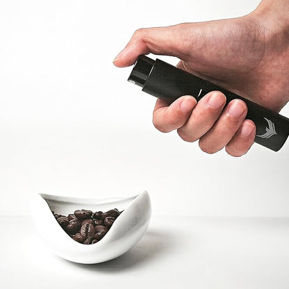 Single Dose Coffee Storage Tubes Coffee Bean Dosing Cup and Rdt Spray Bottle Set - Ceramic Dosing Tray and Spritzer