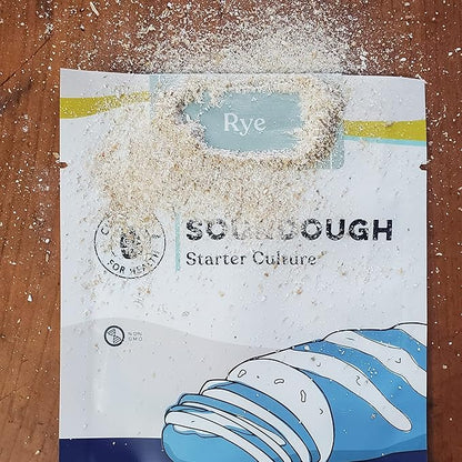 Cultures for Health Rye Sourdough Starter | Heirloom Style Dehydrated Culture for Baking Artisan Bread | DIY English Muffins, Noodles, Waffles, & More | Non-GMO Prebiotic Sourdough Bread