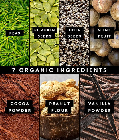 Truvani Vegan Pea Protein Powder | Chocolate Peanut Butter | 20g Organic Plant Based Protein | 10 Servings | Keto | Gluten & Dairy Free | Low Carb | No Added Sugar