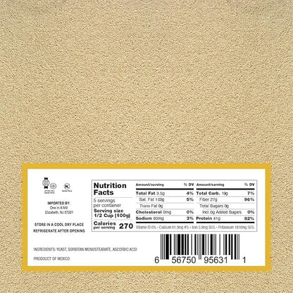 One in a Mill Instant Dry Yeast | 1.1 LB (Pack Of 2) [IMPROVED] Fast Acting Self Rising Yeast for Baking Bread, Cake, Pizza Dough Crust | Kosher | Quick Rapid Rise Leavening Agent for Pastries