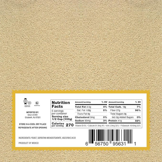 One in a Mill Instant Dry Yeast | 1.1 LB (Pack Of 1) [IMPROVED] Fast Acting Self Rising Yeast for Baking Bread, Cake, Pizza Dough Crust | Kosher | Quick Rapid Rise Leavening Agent for Pastries