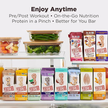 Perfect Bar Original Refrigerated Protein Bar, Coconut Peanut Butter, 2.5 Ounce Bar, 8 Count (Pack of 3)