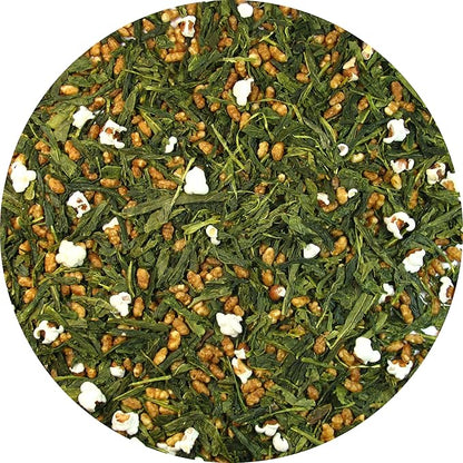 Organic Premium Genmaicha Popcorn Green Tea helps the stomach to digest – 3 Oz Bag