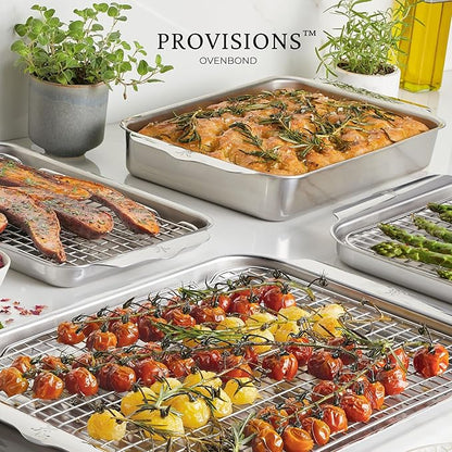 Hestan Provisions OvenBond – 5-Piece Tri-ply Baking Sheet Set
