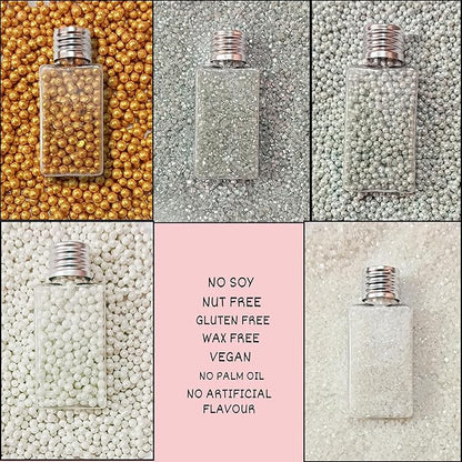 Confect Sprinkles -Metal Mania Disco Ball Sprinkle Mix – 5-Pack Assorted Edible Sprinkles with Bronze, White & Gunmetal + Sparkling White & Silver Sugar – Cake, Cupcake & Cookie Decorating – Vegan, Gluten-Free, Nut-Free, Soy-Free, Dairy-Free, Palm Oil-...