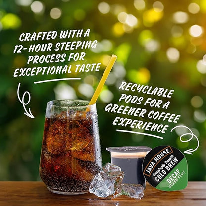 Java House Cold Brew Coffee Concentrate Single Serve Liquid Pods, (6 Count of 1.35 Fl Oz Pods) 8.1 Fl Oz, Pack of 6,Total 36 count