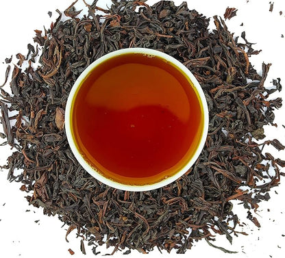 U.S. Wellness Naturals Irish Breakfast Tea, SMOOTH, RICH & WELL-ROUNDED loose leaf tea, 110+ cups, 8oz, 100% ORGANIC CEYLON (2 Estate Blend), fresh new harvest, OP grade tea