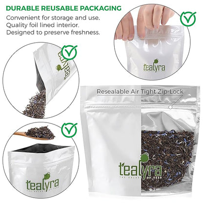 Tealyra - Cream Earl Grey Moonlight - Luxurious Loose Leaf Black Tea - Citrusy Bergamot with French Vanilla - All Natural, Medium Caffeine, 200g (7-ounce)