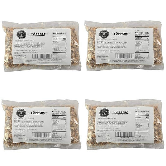 Snickers Chopped Candy 2 LBS – Chocolate Bits for Sundaes, Frozen Yogurt & Dessert Creations – Bulk Topping Mix for Parties, Ice Cream Bar Supplies, Buffet Stations & Sweet Treat Kits