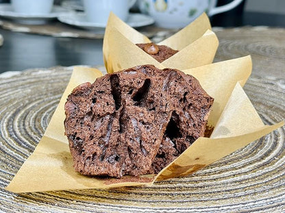 Molibake Chocolate Muffin Mix - Pack of 2 – Premium Chocolate Muffin Baking Mix with Cocoa Powder and Real Chips for Home Oven and Maker – 14 oz – Easy-to-Use Mix for Fluffy, Bakery-Style Homemade