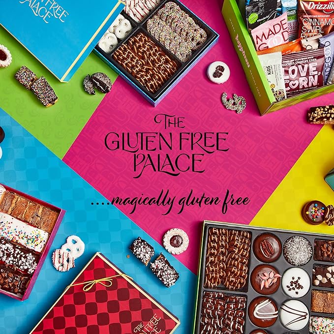 Gluten Free Palace Snack Attack Vegan Snacks Care Package – Plant-Based, Gluten Free, Dairy Free, Non-GMO Cookies, Bars, Chips, Puffs, Fruit & Nuts (20 Count)