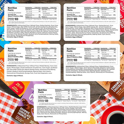 Cooper Street Twice Baked Biscotti Cookies Variety Pack - 5 Pack (5oz Each) - Light and Crispy Coffee Cookies 5 Flavors Assortment - Low-Calorie Snacks for Adults & Kids - Dairy & Peanut Free, Kosher