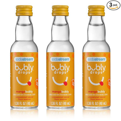 Sodastream bubly Drops, Mango, 1.36 Fl Oz (Pack of 3)