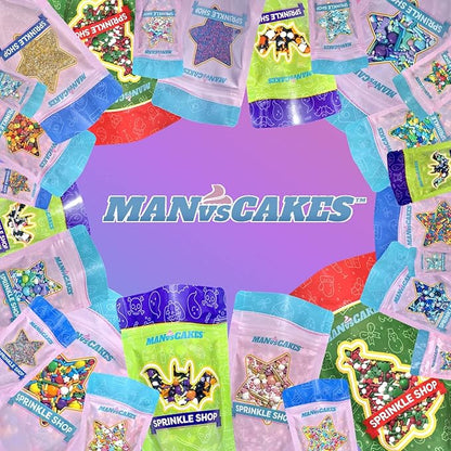Sprinkles | Frozen in Sugar Sprinkle Mix | Blue Sprinkles | Confetti Sprinkles | Metallic Sprinkles | Snowflake Sprinkles | Cake Sprinkles (Pink purple blue)