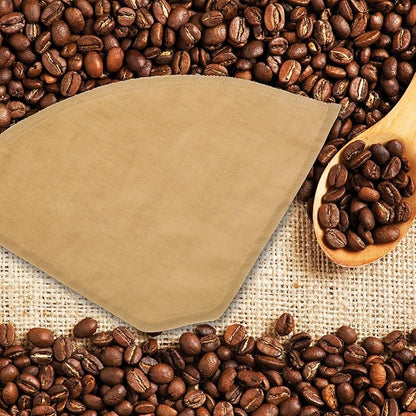 Organic Hemp Reusable Coffee Filter (3, No.6 Flat)
