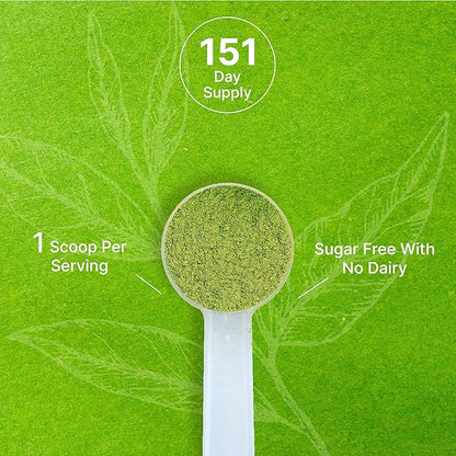 Organic Matcha Green Tea Powder, 1 lb (454g) | First Harvest, Culinary Grade | Japanese Sourced Cafe Mix | Zero Sugar, Keto Friendly, Non-GMO, Vegetarian