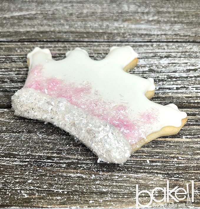 Bakell Tinker Dust - Black Shimmer (25g 1x Jar) | Edible Glitter for Cakes, Cupcakes, Cake Pops, Drinks, Dessert