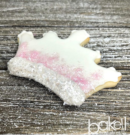 Bakell Tinker Dust - Black Shimmer (25g 1x Jar) | Edible Glitter for Cakes, Cupcakes, Cake Pops, Drinks, Dessert