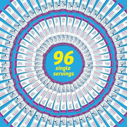 Wyler's Light Singles To Go Powder Packets, Water Drink Mix, Raspberry Lemonade, 96 Single Servings (Pack of 12)